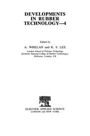 Tapa de Developments in Rubber Technology--4