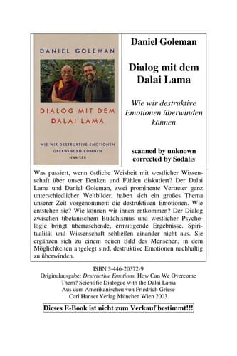 Tapa de Dialog mit dem Dalai Lama