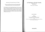 Tapa de In dialogue with the Greeks