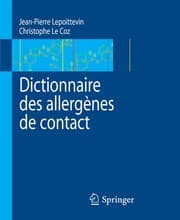 Tapa de Dictionnaire des allergènes de contact
