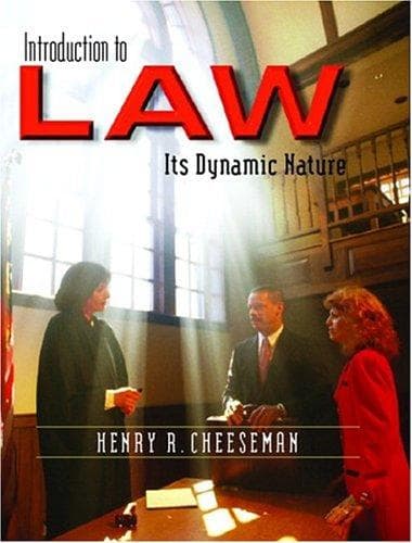 Tapa de Introduction to Law