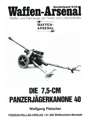 Tapa de Die 7,5-cm Panzerjägerkanone 40