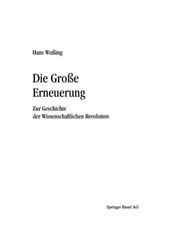 Tapa de Die Große Erneuerung