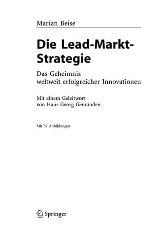 Tapa de Die Lead-Markt-Strategie
