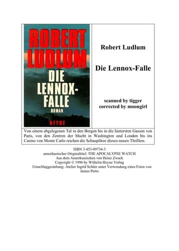 Tapa de Die Lennox-Falle
