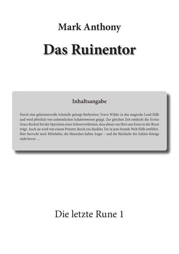 Tapa de Das Ruinentor