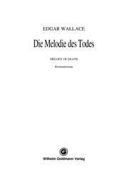 Tapa de The melody of death