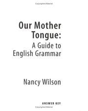 Tapa de Our Mother Tongue