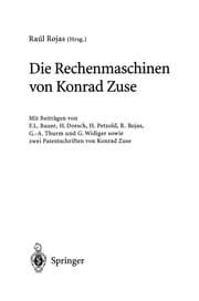 Tapa de Die Rechenmaschinen von Konrad Zuse