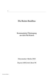 Tapa de Die Reden Buddhas