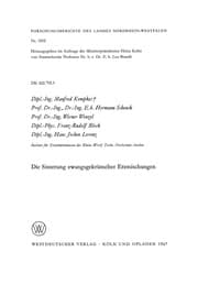 Tapa de Die Sinterung zwangsgekrümelter Erzmischungen