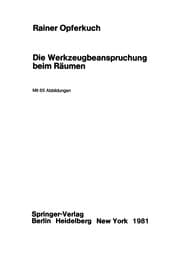 Tapa de Die Werkzeugbeanspruchung beim Räumen