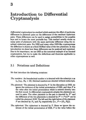 Tapa de Differential cryptanalysis of the data encryption standard