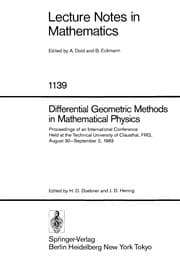 Tapa de Differential geometric methods in mathematical physics