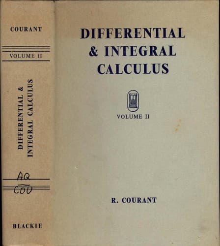 Tapa de Differential and integral calculus