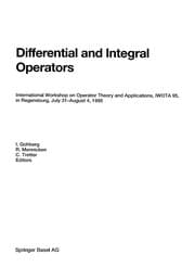 Tapa de Differential and Integral Operators