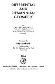 Tapa de Differential and Riemannian geometry