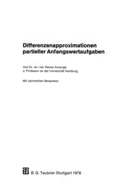 Tapa de Differenzenapproximationen partieller Anfangswertaufgaben
