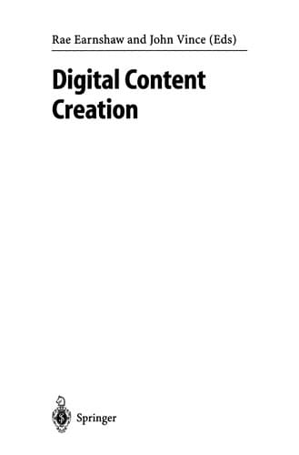 Tapa de Digital Content Creation