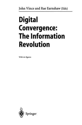 Tapa de Digital Convergence: The Information Revolution