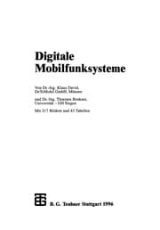 Tapa de Digitale Mobilfunksysteme
