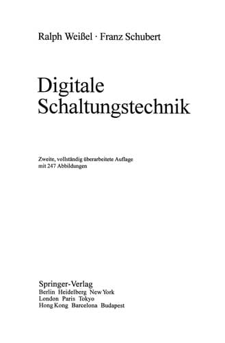 Tapa de Digitale Schaltungstechnik
