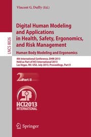 Tapa de Digital Human Modeling and Applications in Health, Safety, Ergonomics, and Risk Management. Human Body Modeling and Ergonomics