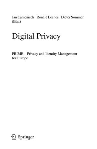 Tapa de Digital Privacy
