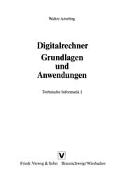 Tapa de Digitalrechner Grundlagen und Anwendungen