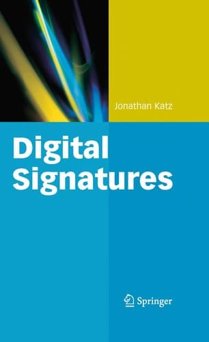 Tapa de Digital Signatures (Advances in Information Security)