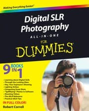 Tapa de Digital SLR photography all-in-one for dummies