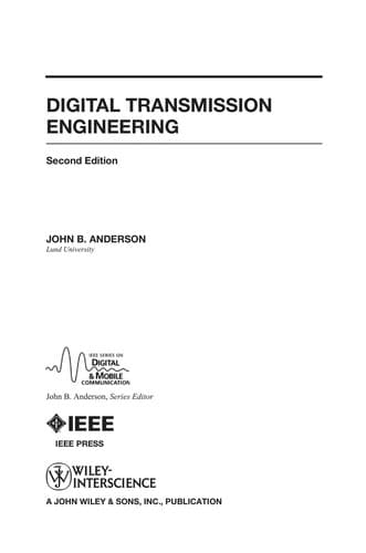 Tapa de Digital transmission engineering