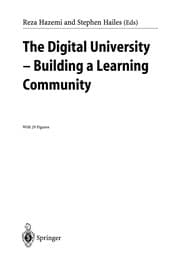 Tapa de The Digital University -- Building a Learning Community