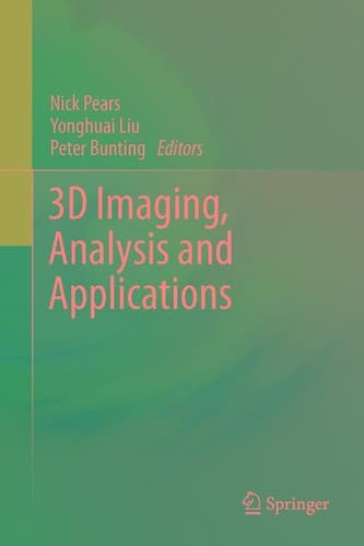 Tapa de 3D Imaging, Analysis and Applications