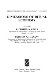 Tapa de Dimensions of ritual economy