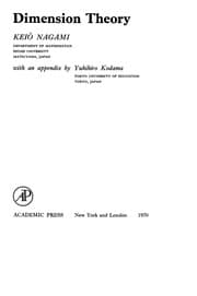Tapa de Dimension Theory (Pure and Applied Mathematics, 37)