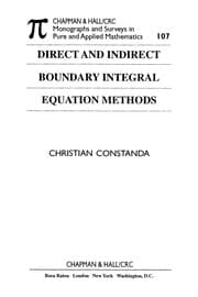 Tapa de Direct and indirect boundary integral equation methods