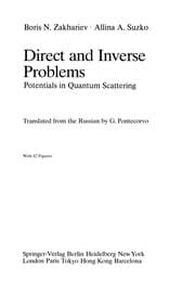 Tapa de Direct and Inverse Problems