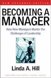 Tapa de Becoming a manager