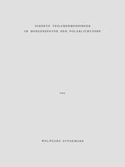 Tapa de Direkte Teilchenmessungen im Morgensektor der Polarlichtzone