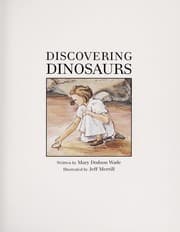 Tapa de Discovering dinosaurs