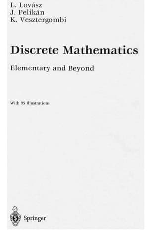 Tapa de Discrete mathematics