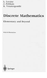 Tapa de Discrete mathematics