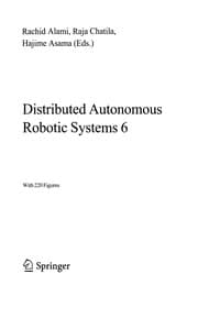 Tapa de Distributed Autonomous Robotic Systems 6
