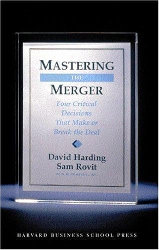 Tapa de Mastering the merger