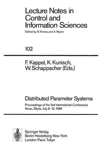 Tapa de Distributed Parameter Systems