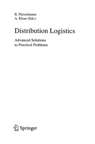 Tapa de Distribution Logistics