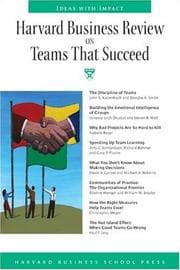 Tapa de Harvard Business Review on Teams That Succeed