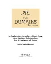 Tapa de DIY all-in-one for dummies