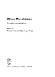 Tapa de 3D laser microfabrication